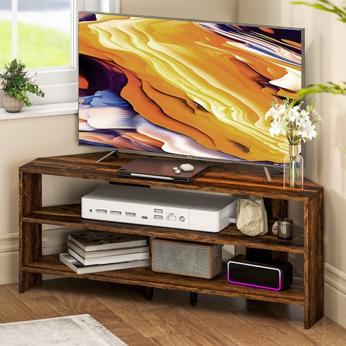Homcom corner stand - tv, tv