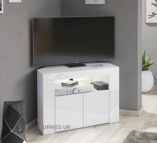 Corner stand white high - corner,