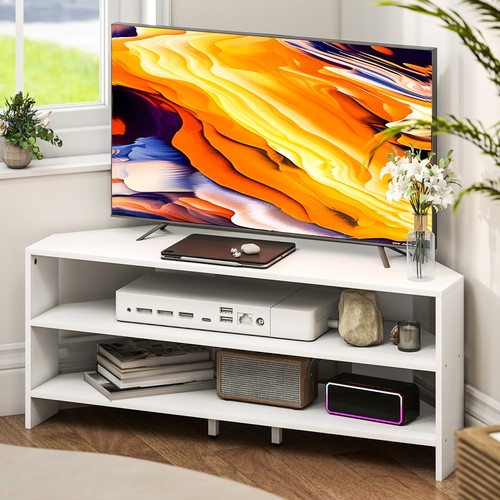 Homcom corner stand tv - homcom,
