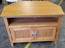 Corner TV Stand with Shelf &